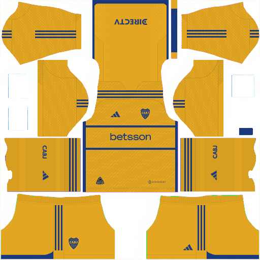 Away Kit CA Boca Juniors / Liga Argentina 2023 Dream League Soccer