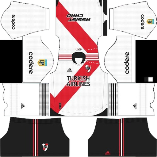 Home Kit River Plate / Liga Argentina 2022 Dream League Soccer