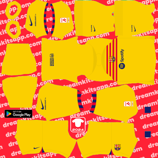 Special Kit Barcelona / LaLiga EA Sports 2023-2024 Dream League Soccer