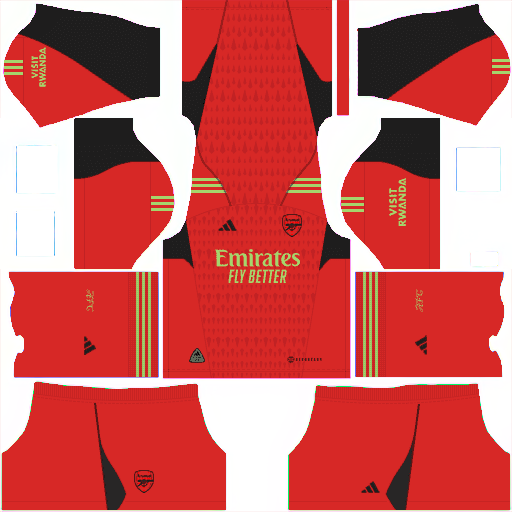 Kit Arsenal / Premier League 2023-2024 GK Tercero Dream League Soccer