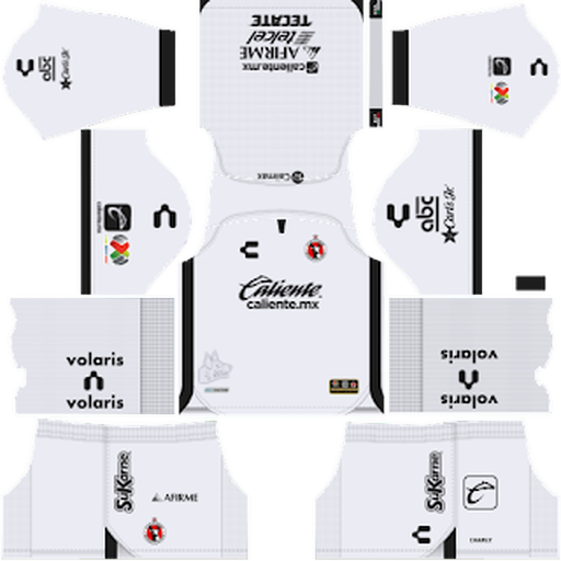 Kit Tijuana / Liga MX 2022-2023 Visitante Dream League Soccer