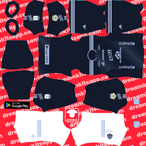 Kit Junior / Liga BetPlay 2023 Visitante Dream League Soccer
