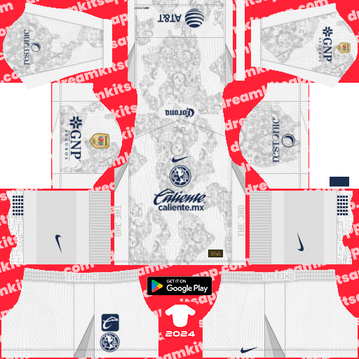 GK Home Kit America / Liga MX 2024-2025 Dream League Soccer