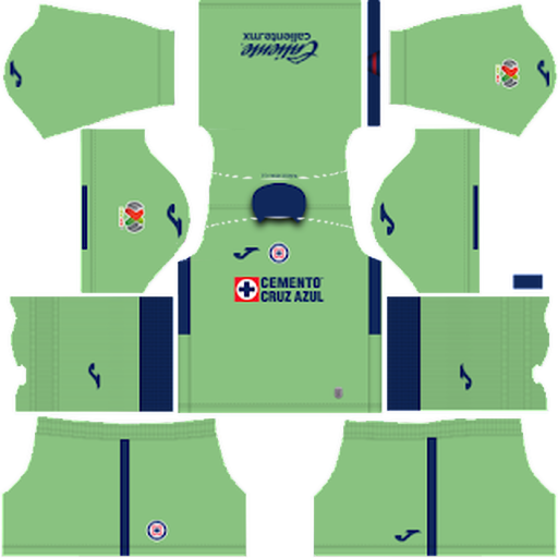 GK Home Kit Cruz Azul / Liga MX 2022-2023 Dream League Soccer
