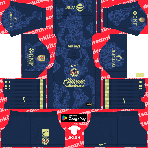Away Kit America / Liga MX 2024-2025 Dream League Soccer
