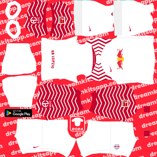 Kit RB Leipzig / Bundesliga 2023-2024 Local Dream League Soccer