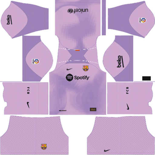 Kit Barcelona / LaLiga EA Sports 2022-2023 GK Local Dream League Soccer