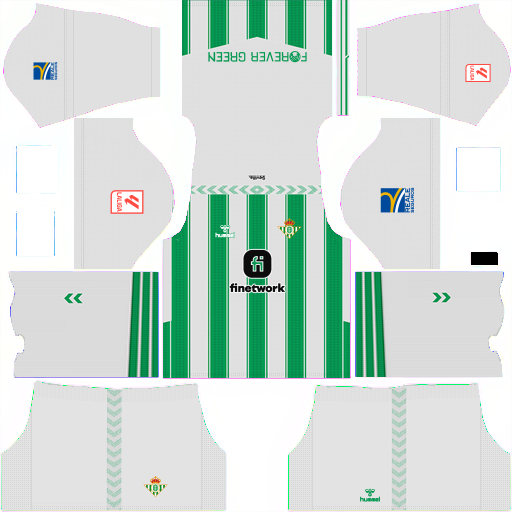 Kit Real Betis FC / LaLiga EA Sports 2023-2024 Dream League Soccer