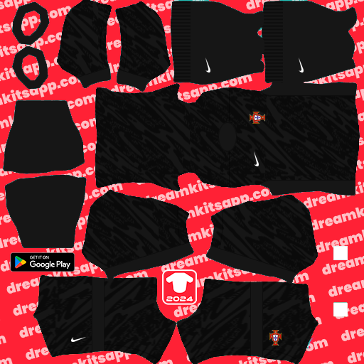 GK Home Kit Portugal / UEFA EURO 2024 Dream League Soccer