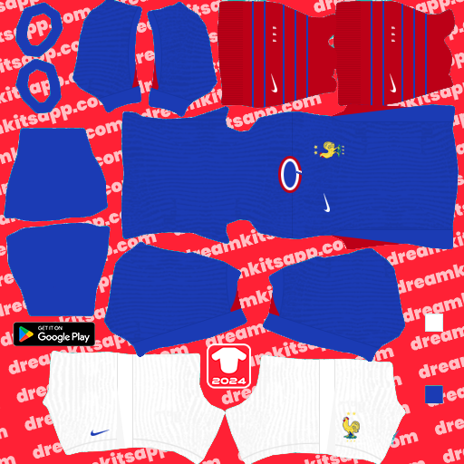 Kit France / UEFA EURO 2024 Dream League Soccer