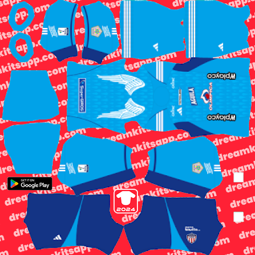 Kit Junior / Liga BetPlay 2023 GK Visitante Dream League Soccer