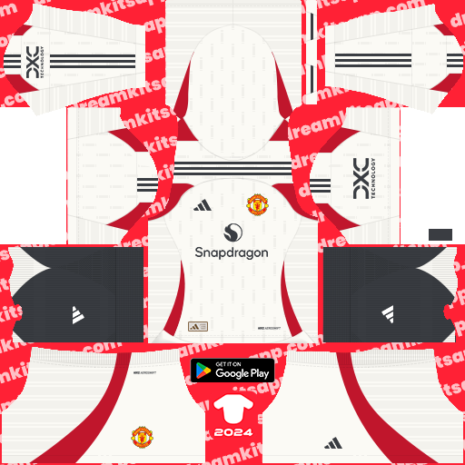 Kit Manchester United / Premier League 2024-2025 Tercero Dream League Soccer