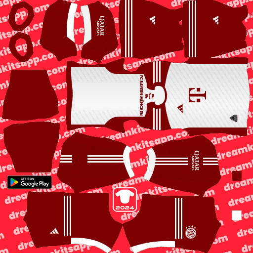 Kit Bayern Munich / Bundesliga 2023-2024 Dream League Soccer