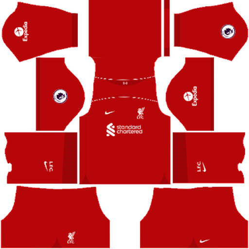 Kit Liverpool / Premier League 2022-2023 Dream League Soccer