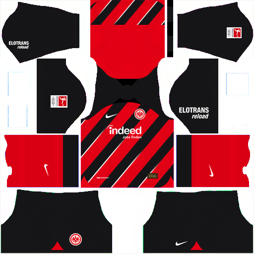 Home Kit Eintracht Frankfurt / Bundesliga 2023-2024 Dream League Soccer