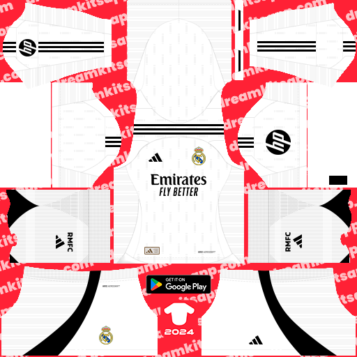 Kit Real Madrid / LaLiga EA Sports 2024-2025 Dream League Soccer