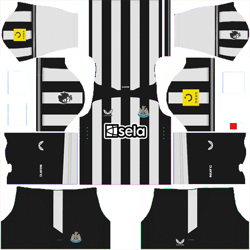 Kit Newcastle United / Premier League 2023-2024 Dream League Soccer