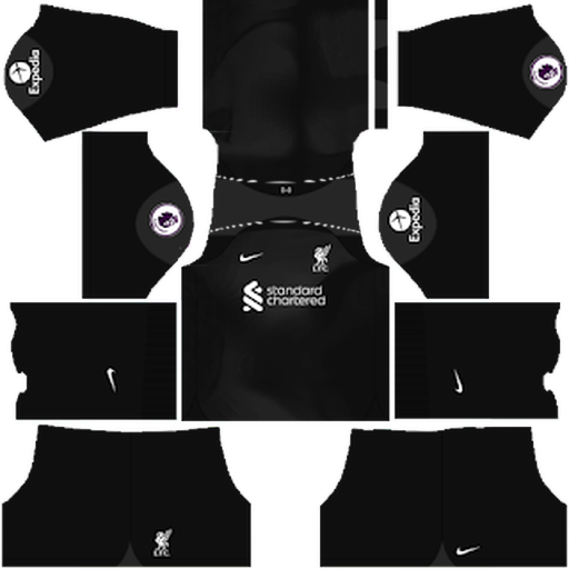 Kit Liverpool / Premier League 2022-2023 GK Visitante Dream League Soccer