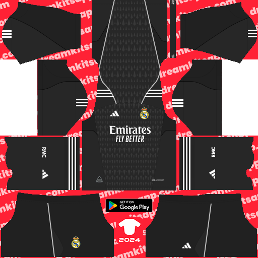 GK Home Kit Real Madrid / LaLiga EA Sports 2023-2024 Dream League Soccer