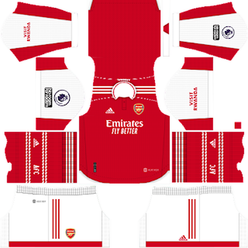 Kit Arsenal / Premier League 2022-2023 Dream League Soccer