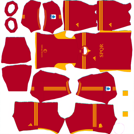 Kit AS Roma / Serie A 2023-2024 Dream League Soccer
